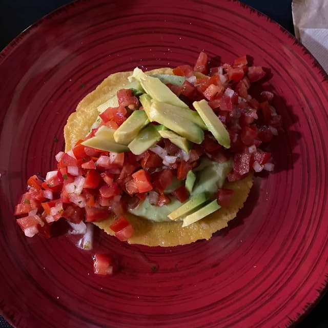 Photo of the dish “Tostada Con Avocado E Pomodorini”