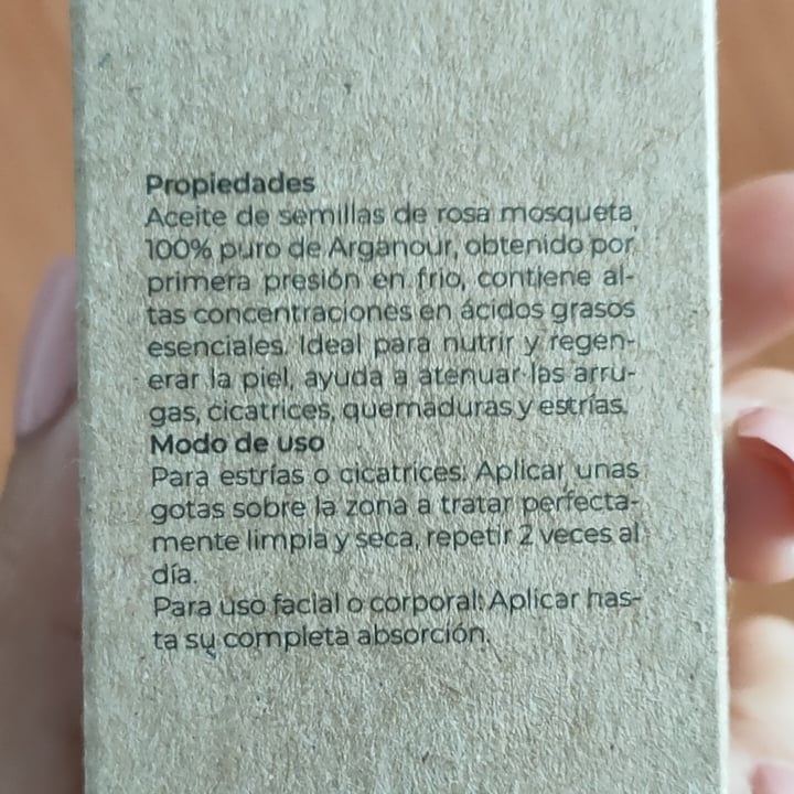 photo of Arganour Aceite Rosa Mosqueta 100% Puro shared by @leyihdz on  24 Dec 2021 - review