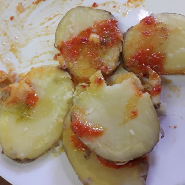 Photo of the dish “patatas con mojo”