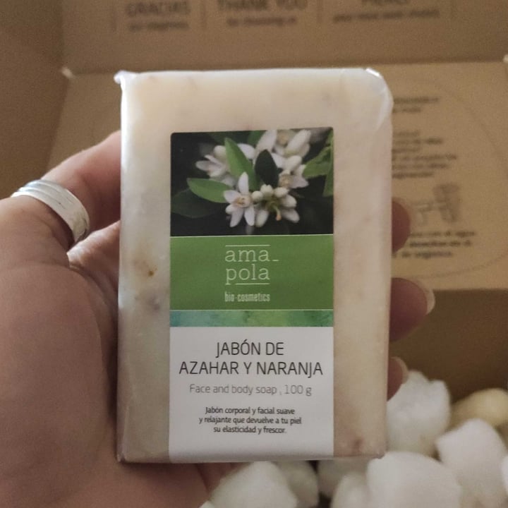 photo of Amapola Bio Cosmetics Pastilla de jabón de azahar y naranja shared by @helendrus on  20 Apr 2022 - review