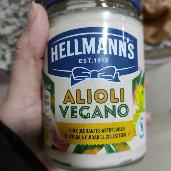 photo of Hellmann’s Alioli vegano shared by @holasoyamp on  09 Jan 2022 - review