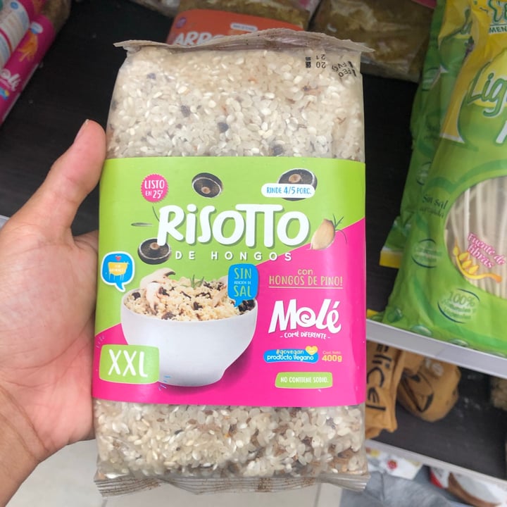 review photo of Molé Risotto con hongos shared by @venganeva on 15 Jan 2021 - review