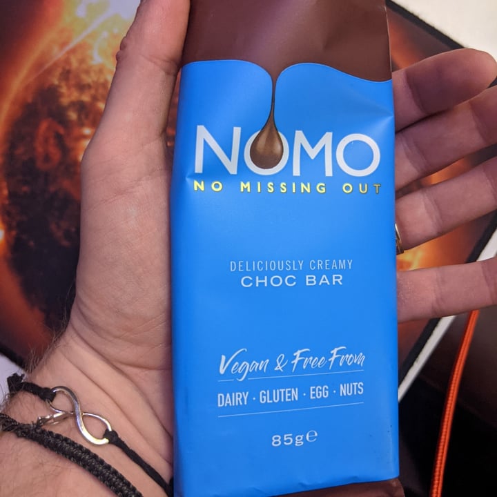 photo of NOMO Creamy Chocolate Large Bars shared by @thebadassvegan on  10 Jan 2021 - review
