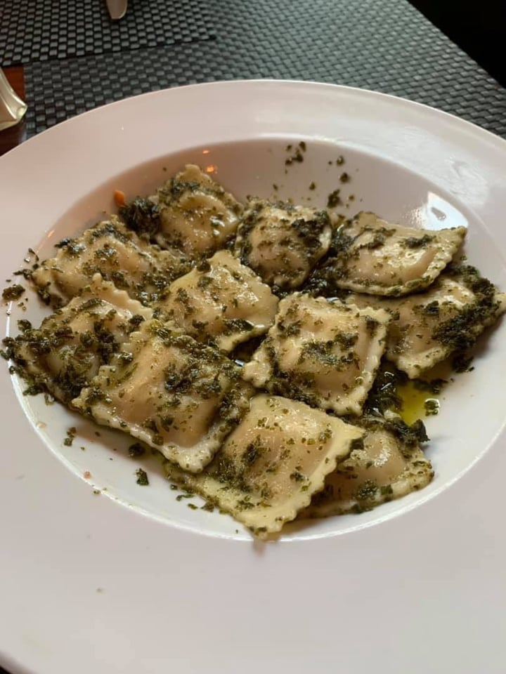 review photo of Woodstock Pizza Theater Pesto Ravioli shared by @caren4242 on 09 Aug 2019 - review