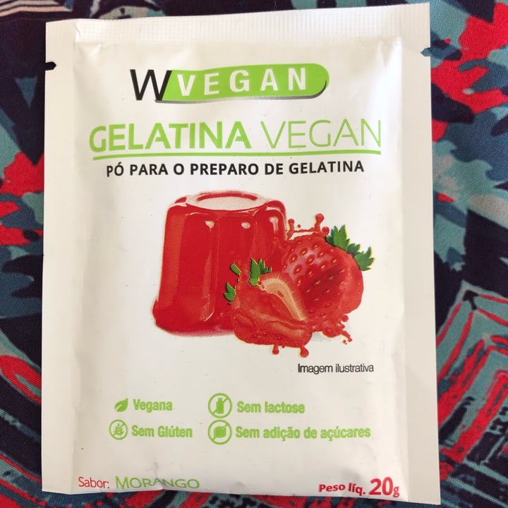 photo of Wvegan Gelatina Vegan Morango shared by @katianefusinato on  30 Mar 2022 - review