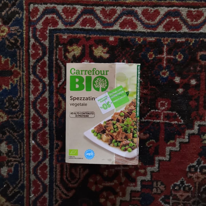 photo of Carrefour Bio Spezzatino vegetale shared by @botanicflora on  25 Mar 2022 - review