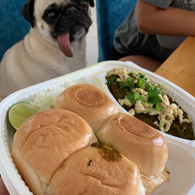 Photo of the dish “Spinach pav bhaji”