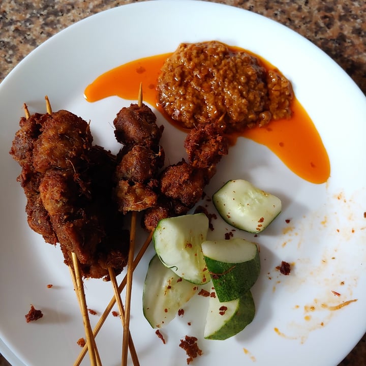 photo of Nature Vegetarian Delights Satay shared by @vegananu on  25 Apr 2020 - review