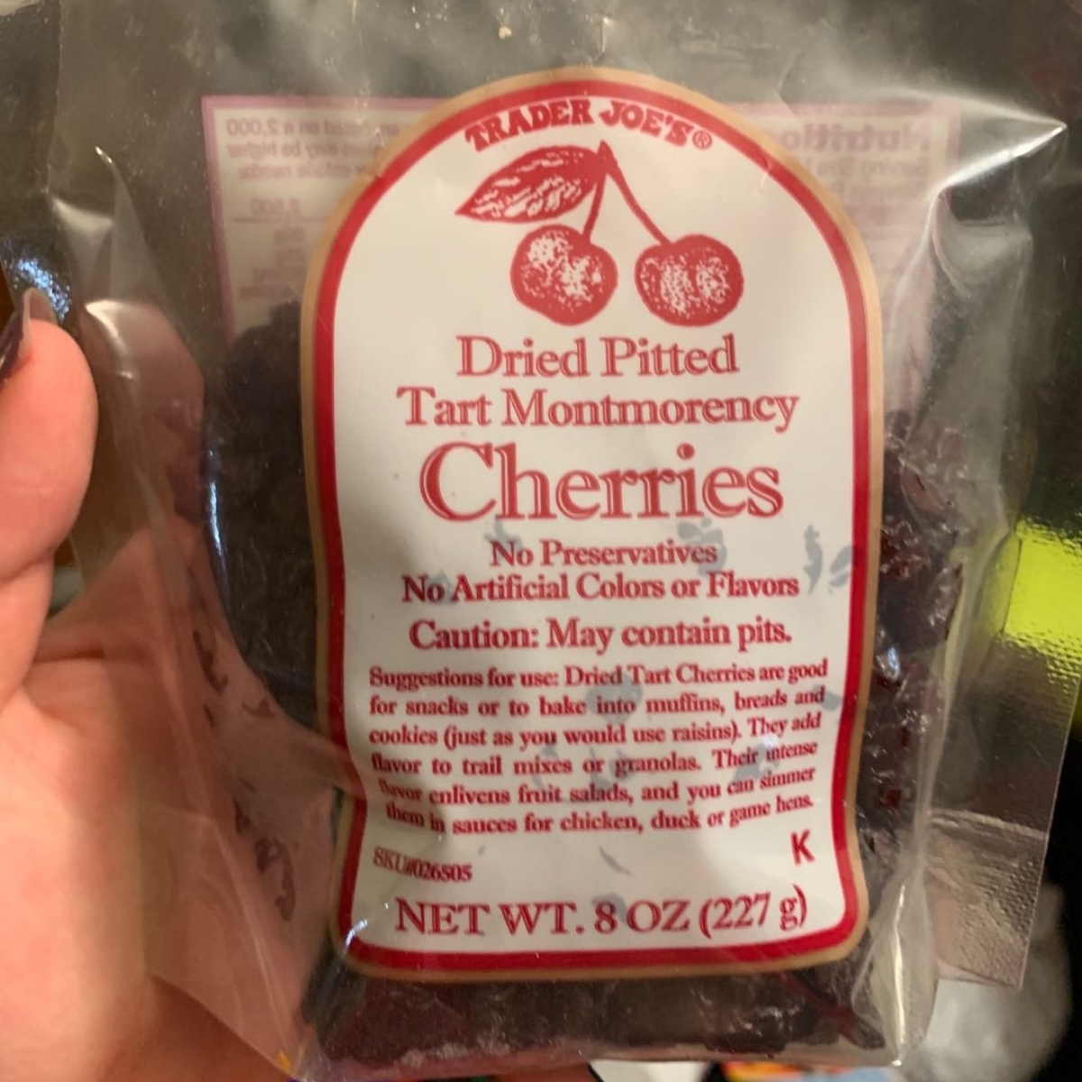Trader Joe's Dried cherries Reviews abillion