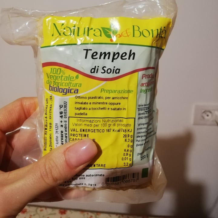 photo of Natura & Bontà Tempeh Di Soia shared by @desispois on  19 Jan 2022 - review