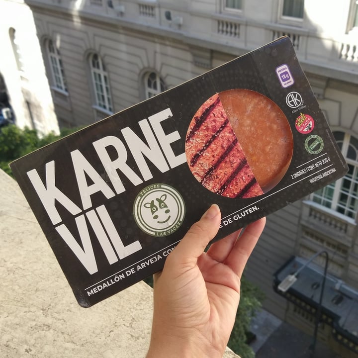 photo of Felices Las Vacas Karnevil Simil Carne shared by @lauraluizaos on  26 Jul 2021 - review