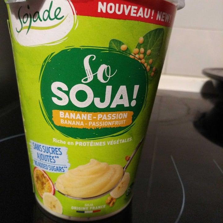 photo of Sojade So Soja! Banana Passion Soya Yogurt alternative 400g shared by @valebz78 on  30 Apr 2021 - review