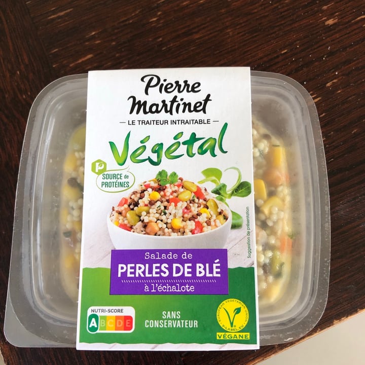 photo of Pierre Martinet Salade de perles de blé à l’échalote shared by @lolaaaaaaaa on  18 Jul 2021 - review