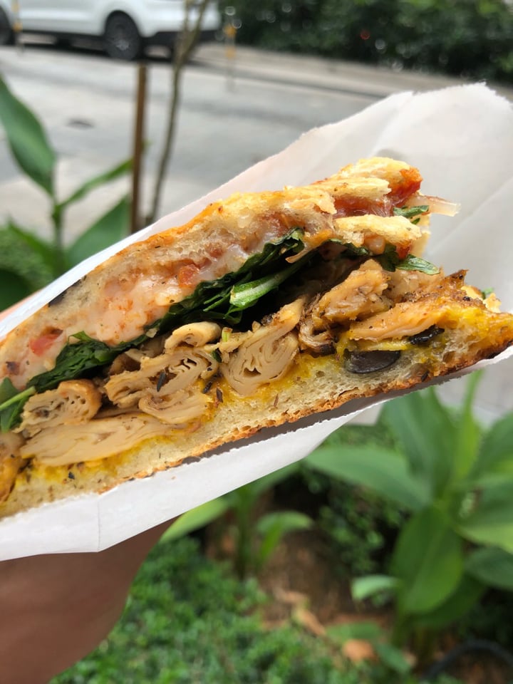 photo of Grand Hyatt Singapore Mediterranean Heura® Grilled Chicken Panini shared by @jcamacho on  16 Sep 2019 - review