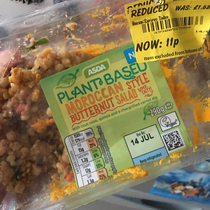 photo of ASDA Plant based Moroccan butternut salad shared by @sandra666 on  02 Aug 2021 - review