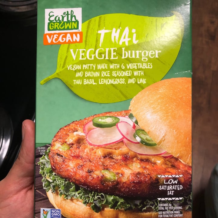 photo of Earth Grown Thai Veggie Burger shared by @quantummystics on  28 Oct 2020 - review