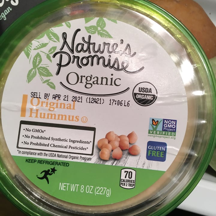 photo of Nature's Promise Nature’s Promise Hummus shared by @zeuy on  01 Mar 2021 - review