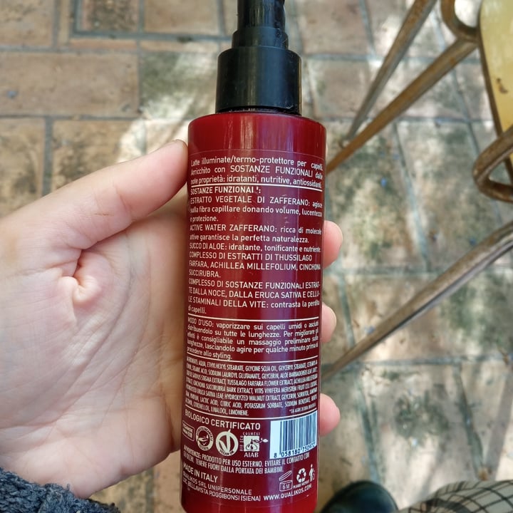 review photo of Farma officina Latte Illuminante Termoprotettore Zafferano shared by @betu on 12 May 2022 - review