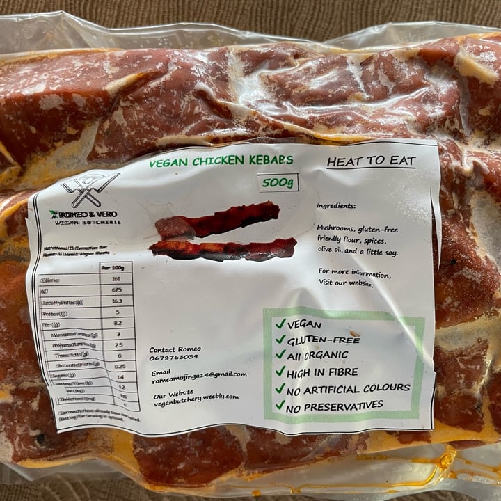review photo of Romeo & Vero Vegan Butcherie Vegan Chicken Kebabs shared by @emmafoo on 20 Dec 2021 - review