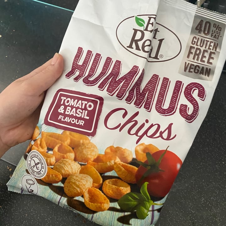 photo of Eat Real Hummus chips tomato & basil Flavour shared by @megsaj on  20 May 2020 - review