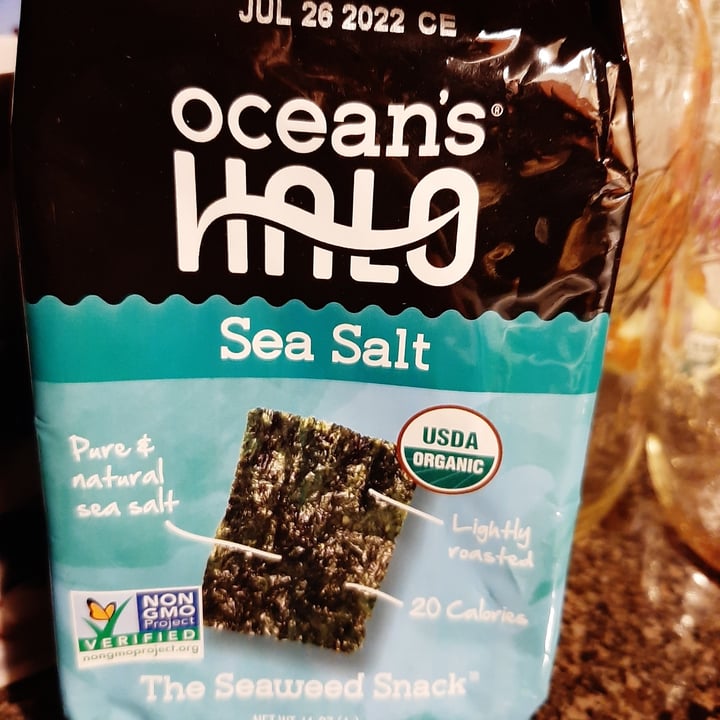 review photo of Ocean's Halo Sea Salt Seaweed Snack shared by @treehugginjen on 09 Nov 2021 - review