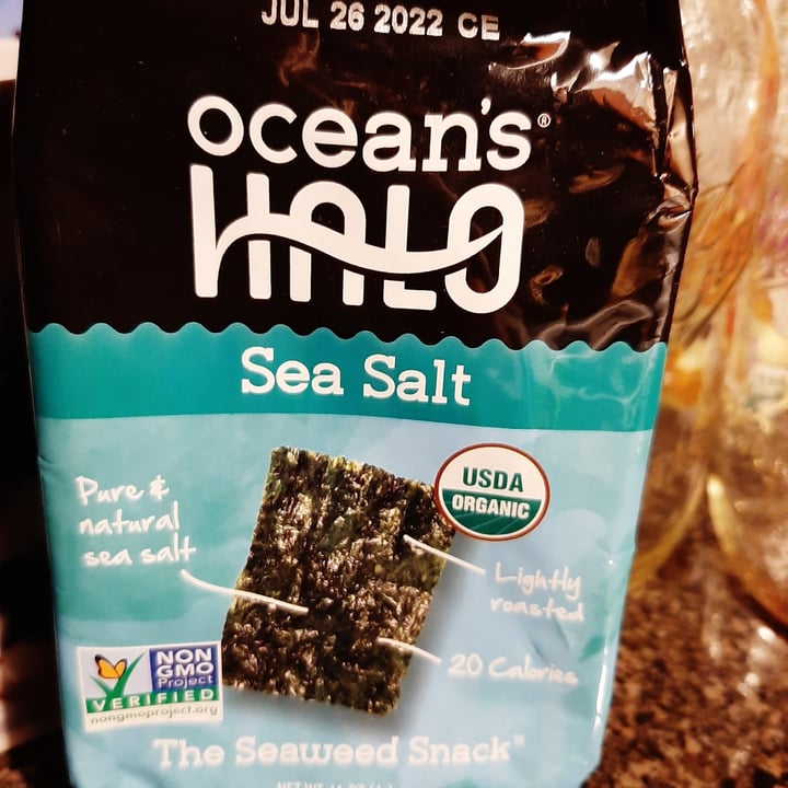 photo of Ocean's Halo Sea Salt Seaweed Snack shared by @treehugginjen on  09 Nov 2021 - review