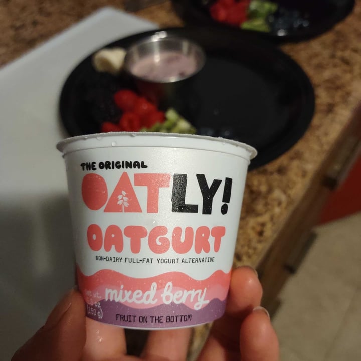 review photo of The Original Oatly Yogurt shared by @nashmevegan on 25 Jun 2021 - review