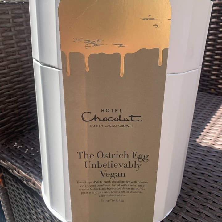 review photo of hotel chocolat The Ostrich Egg, Unbelievably Vegan shared by @veganfooduk on 03 Jun 2022 - review