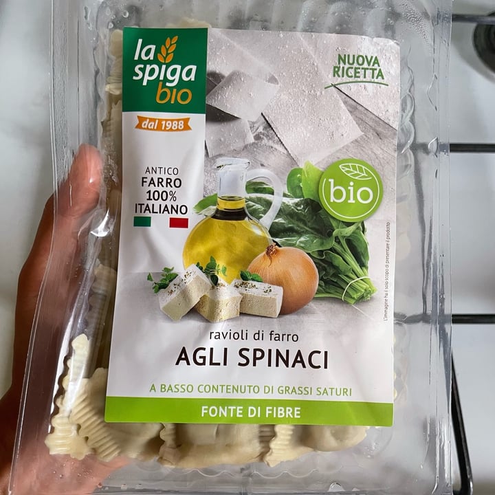 photo of La Spiga Bio Ravioli di Farro agli spinaci shared by @step21 on  13 Sep 2022 - review