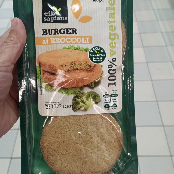 photo of Cibo Sapiens mini burger ai broccoli shared by @scalfari on  03 Oct 2022 - review