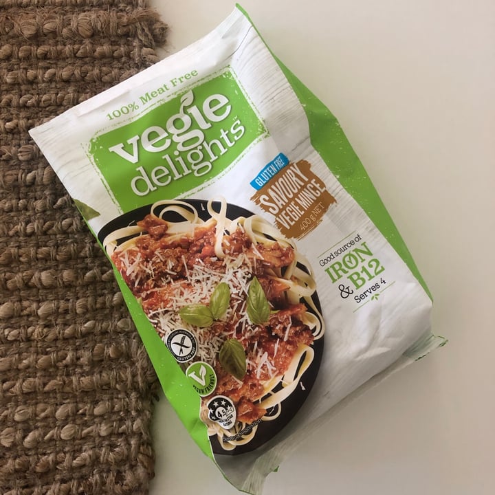photo of Vegie Delights Savoury Vegie Mince shared by @katharinaz on  10 Aug 2021 - review