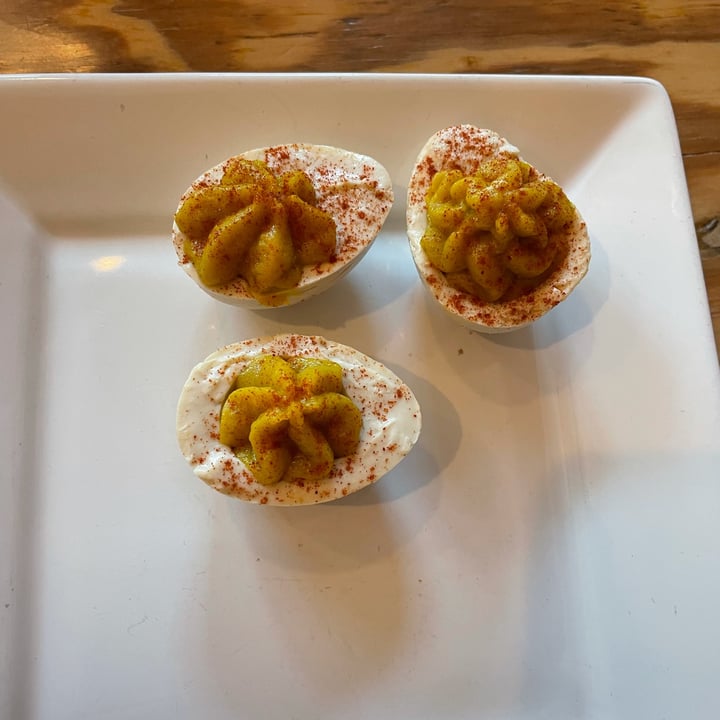 photo of Right Path Organic Cafe Deviled “eggs” shared by @veganfoodcrazy on  20 May 2022 - review