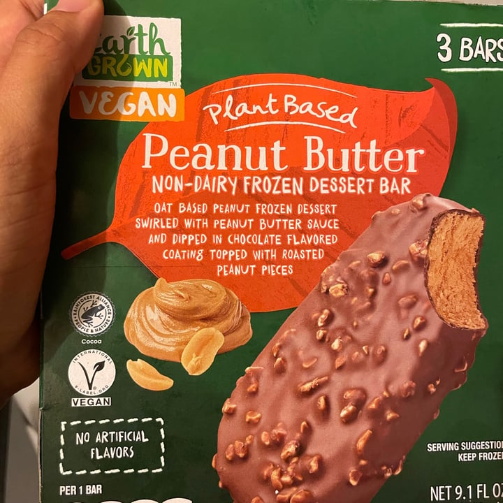 photo of Earth Grown Non-Dairy Dessert Bar (Peanut Butter) shared by @mariajamison on  07 Aug 2021 - review