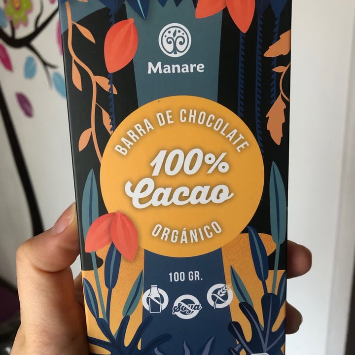 photo of Manare Chocolate 100% Cacao shared by @carrod1295 on  26 Aug 2020 - review