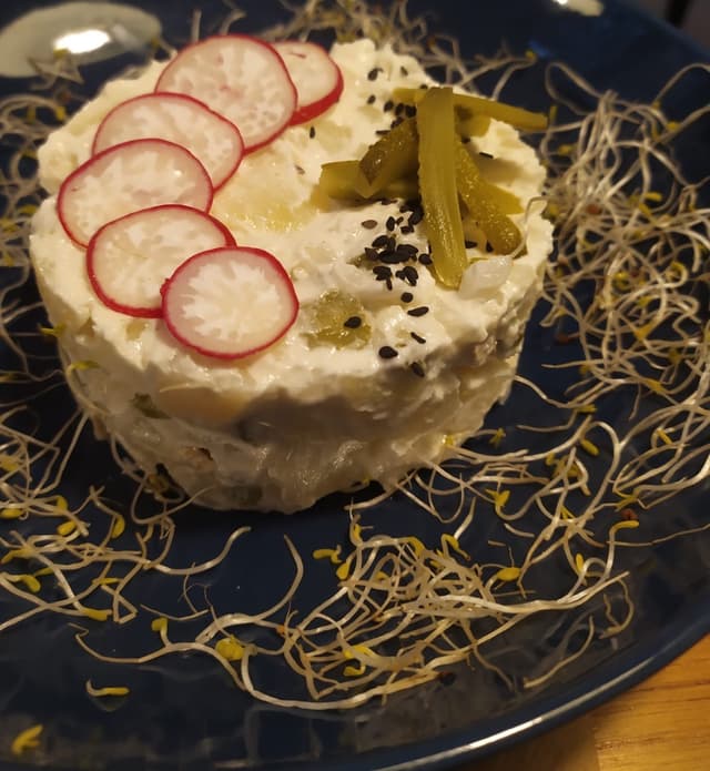 Foto do prato “Ensalada Alemana”