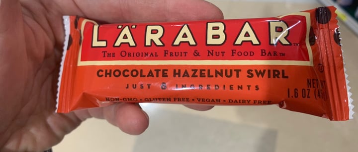 photo of Larabar Chocolate Hazelnut Swirl shared by @melissanelson13 on  22 Dec 2019 - review