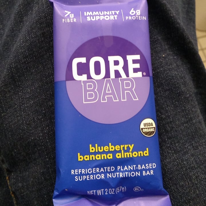 photo of CORE Bar Blueberry banana almond oats + nuts + probiotics shared by @quadantics on  15 Dec 2022 - review