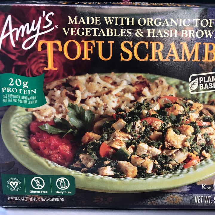 review photo of Amy’s Amy’s Tofu Scramble shared by @parifairie on 01 Dec 2021 - review
