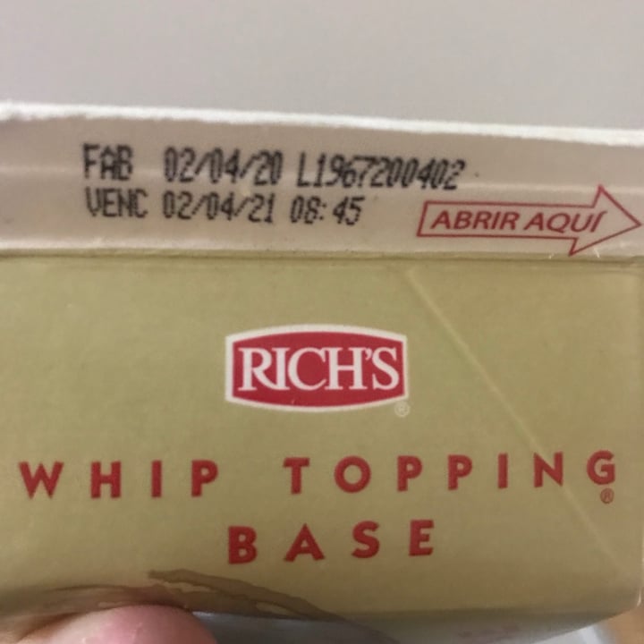 photo of Richs Whip Topping Base shared by @noemariel on  26 Aug 2020 - review