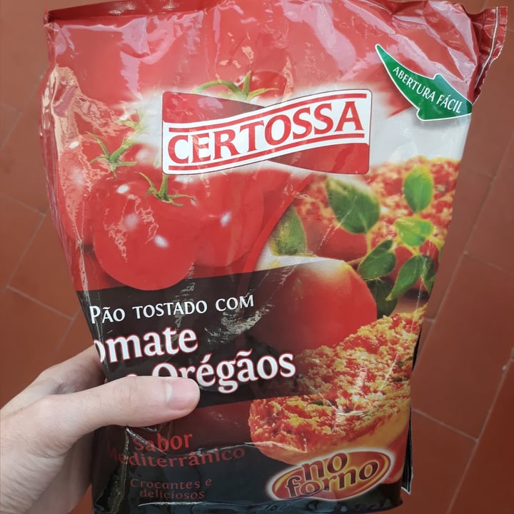 photo of Certossa Pão Tostado com Tomate e Oregãos shared by @bernardorebelo on  15 Jan 2022 - review