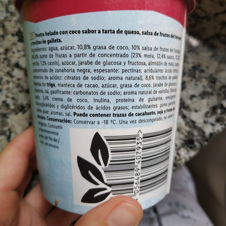 review photo of Vemondo Helado Vegano sabor Cheese-Cake shared by @aranzazu on 21 Jun 2021 - review