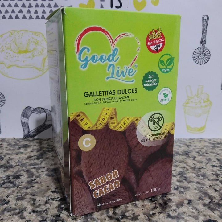 photo of Good live Galletitas de cacao shared by @mik-belmonte on  02 Aug 2021 - review