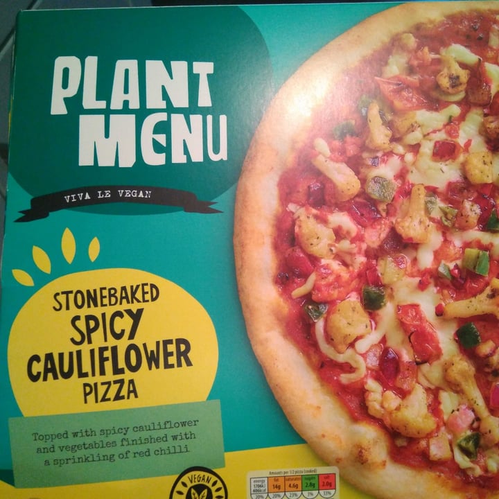 review photo of ALDI Plant Kitchen Stonebaked Spicy Cauliflower Pizza shared by @pboa on 04 May 2020 - review