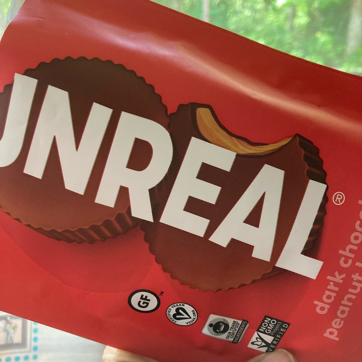 photo of UNREAL Dark Chocolate Peanut Butter Cups shared by @thebirdguy on  28 May 2022 - review