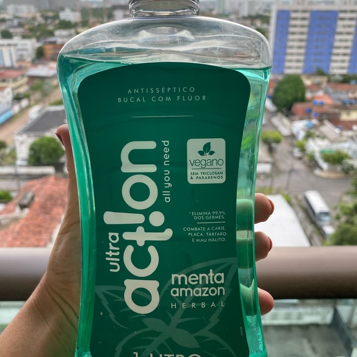 photo of Ultra action Enxaguante Bucal Menta Amazon Herbal shared by @debirenata on  22 May 2022 - review