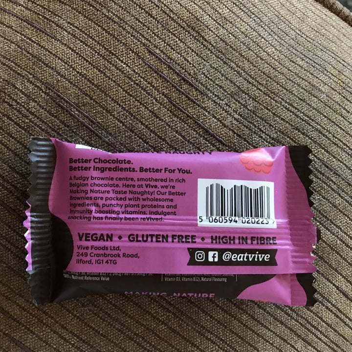 photo of Vive Better Brownie Choc Berry shared by @coolveganbits on  23 Jan 2021 - review