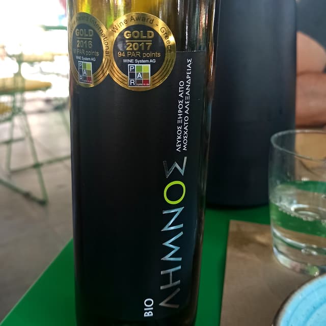 Photo of the dish “Bio Limnos White Wine”