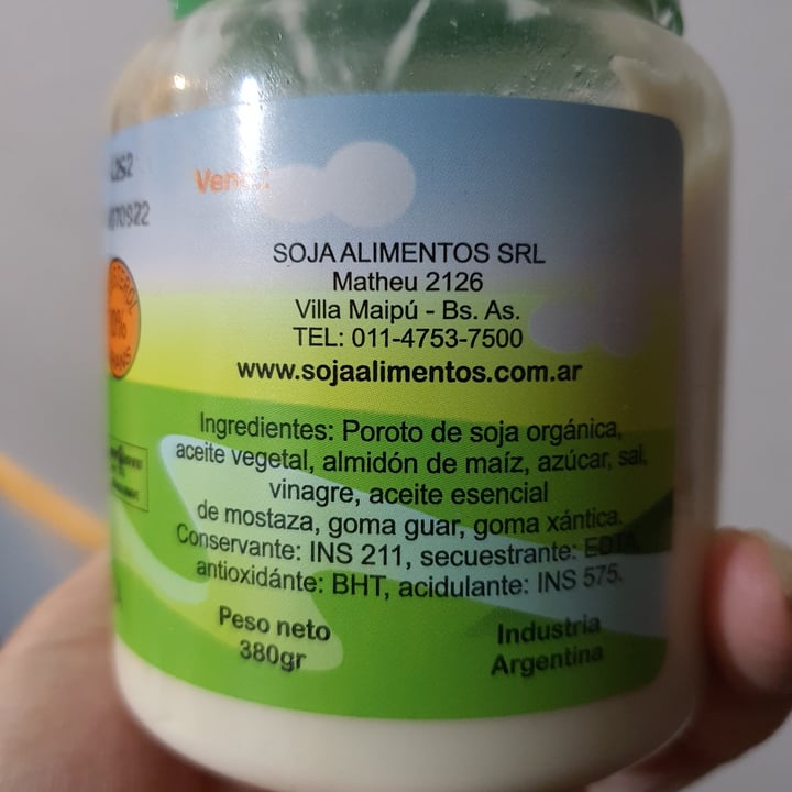 review photo of Mi Soja Mayonesa shared by @plantpauarr on 03 Jan 2022 - review