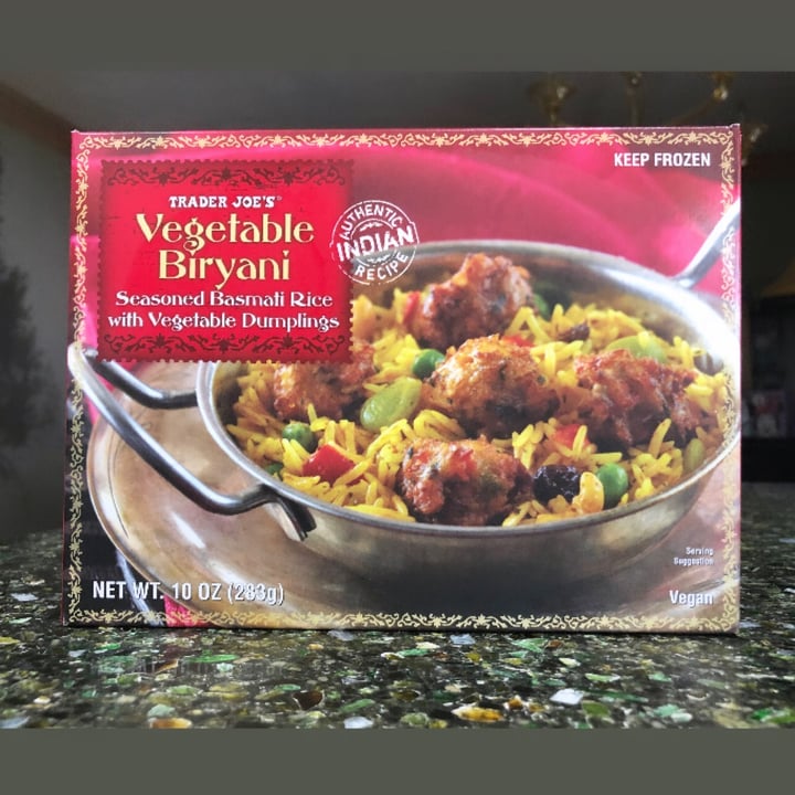 photo of Trader Joe's Vegetable Biryani shared by @nrippe1 on  29 May 2022 - review