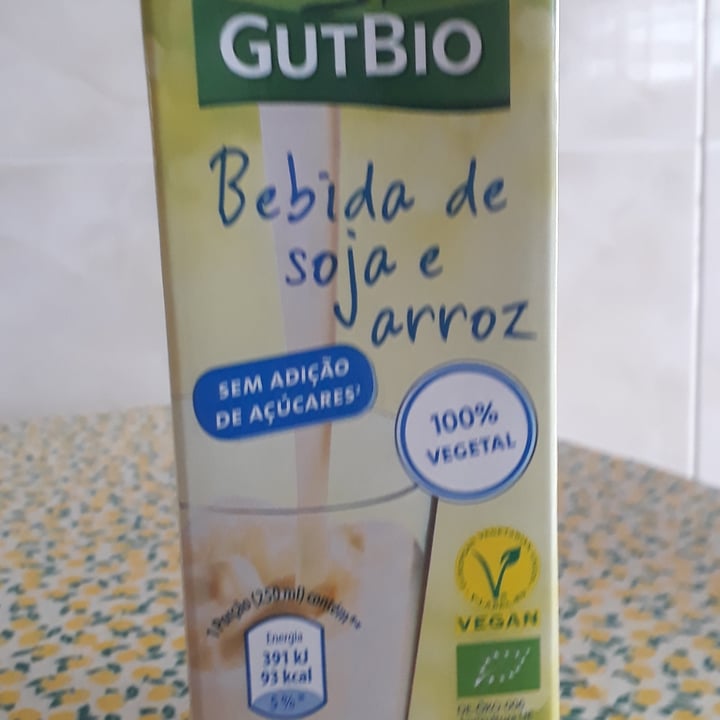 photo of GutBio Bebida de soja y arroz shared by @anaalmeida on  24 Apr 2022 - review